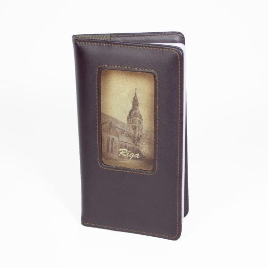 Leather notebook RIGA, Dome Cathedral, front view