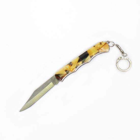 Amber Folding Pocket Knife, 8.5 cm