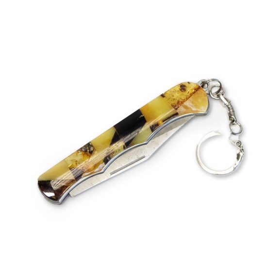Amber Folding Pocket Knife, 8.5 cm