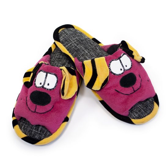 Soft Slippers – Dog, size 41-42, Pink