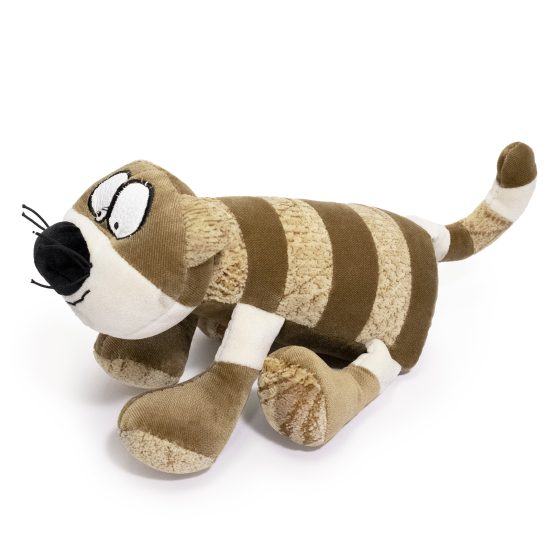 Soft Toy - Striped Cat, Small size