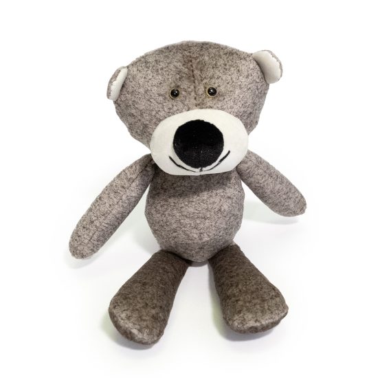 Soft Toy Teddy Bear, Dark Ash