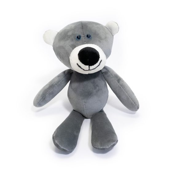 Soft Toy Teddy Bear, Light Slate Grey