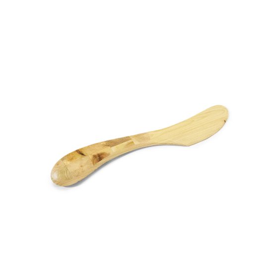 Wooden Butter Knife, Juniper Tree, 17 cm