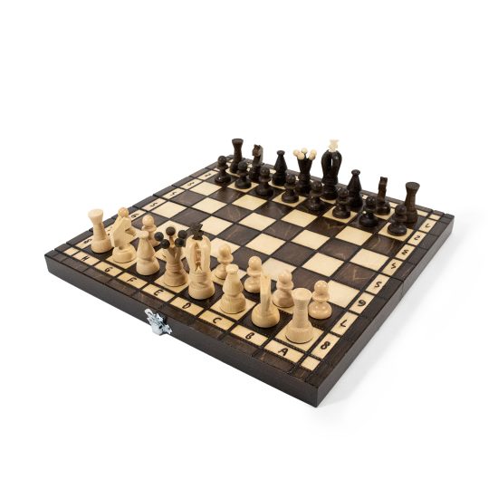 Wooden Chess Set, Board Game, 31x31 cm