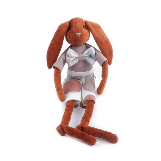 Kids Toy - Orange Bunny Boy in Colorful Costume, 40 cm
