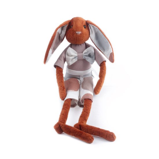 Kids Toy - Orange Bunny Boy in Colorful Costume, 40 cm