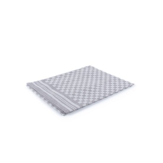 Linen Kitchen Towel, Grey, 47x70 cm