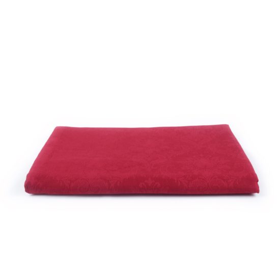 Linen Tablecloth, Red, 147x200 cm