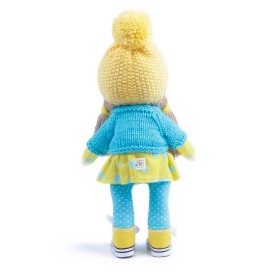 Little Miss Doll with Yellow Hat, 33 cm