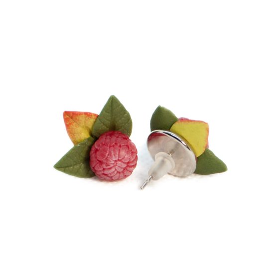 Stud Earrings – Raspberries