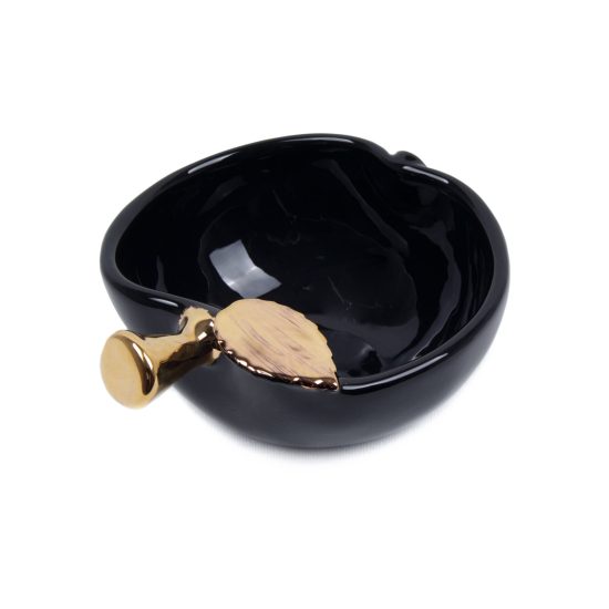 Ceramic Bowl “Black Apple”, ⌀ 13 cm