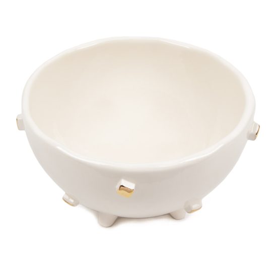 Ceramic Bowl “Gold Cubes”, ⌀ 16.5 cm
