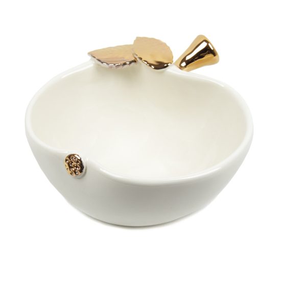Ceramic Bowl “White Apple”, ⌀ 16 cm
