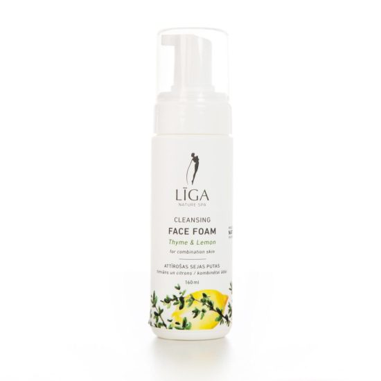Cleansing Face Foam - Thyme and Lemon, 160 ml