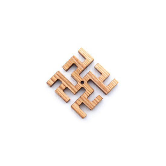 Latvian Ethnographic Symbol - The Cross of Fire, 7 cm