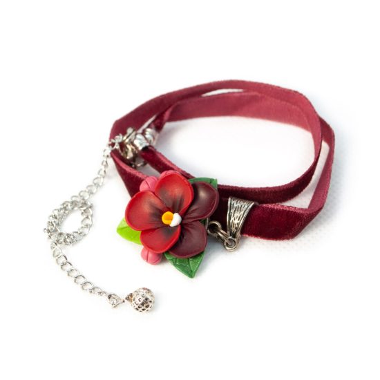 Flower Necklace – Pansy