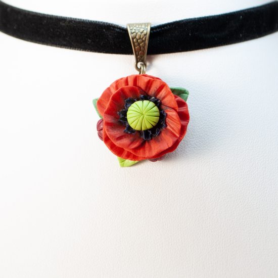 Flower Necklace – Poppy