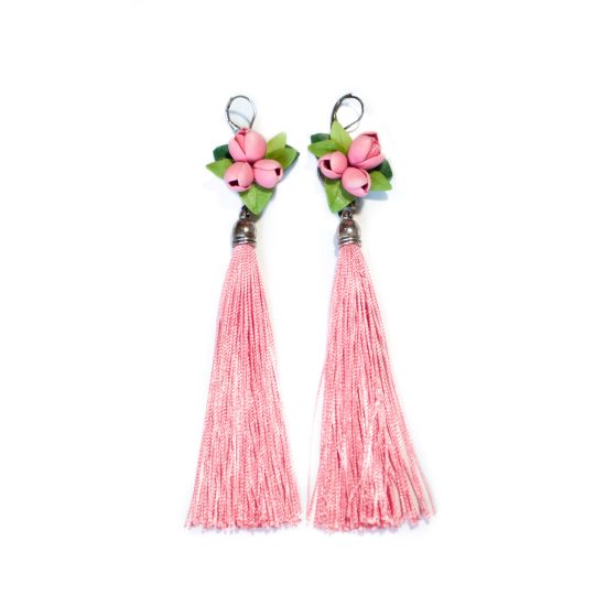 Flower Tassel Earrings – Tulips