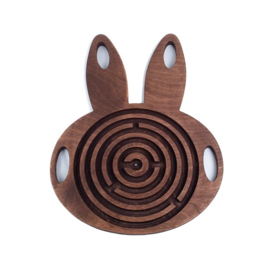 Handheld Wooden Labyrinth - Bunny