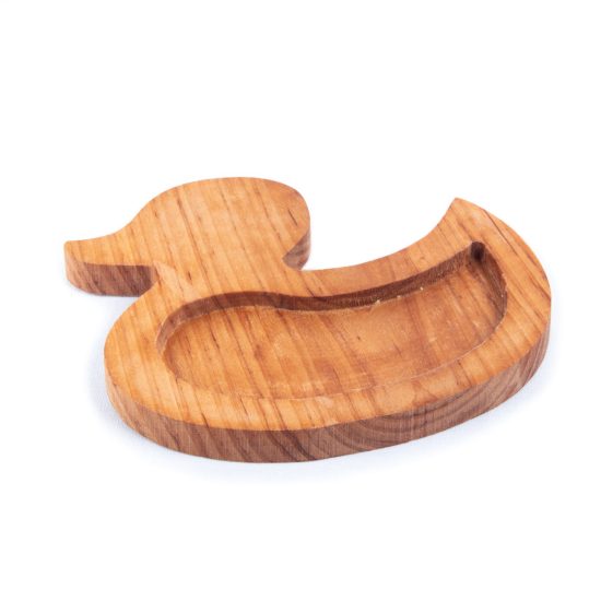 Wooden Snack Dish for Kids - Duck