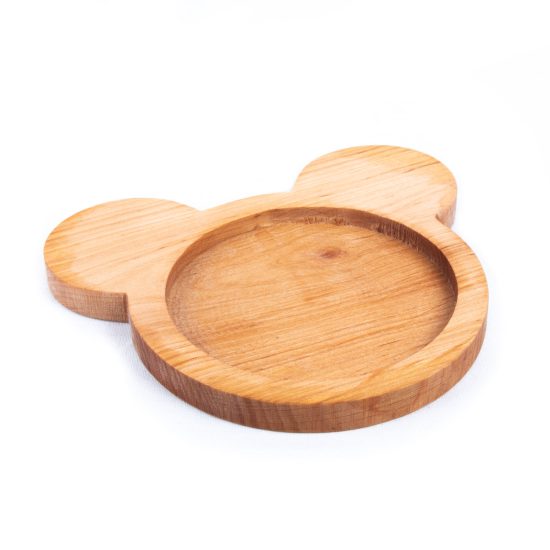 Wooden Snack Dish for Kids - Bear