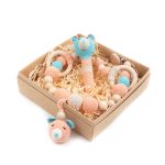 Baby Gift Set - Stroller Chain, Rattle