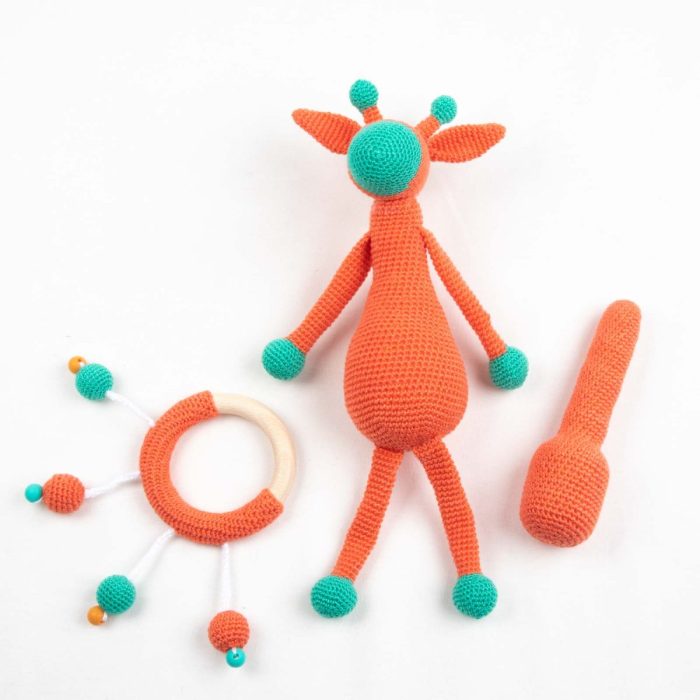 Baby gift set - rattle, teether, toy