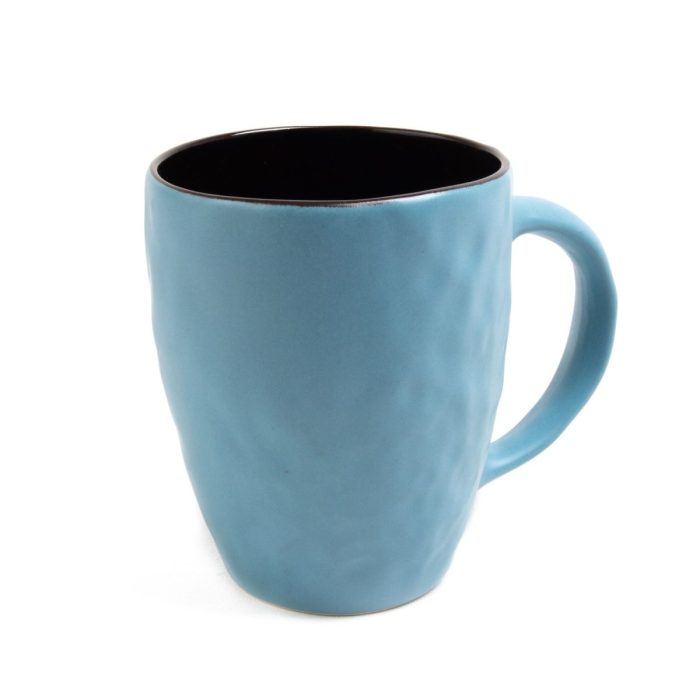Ceramic mug, light blue, 500 ml