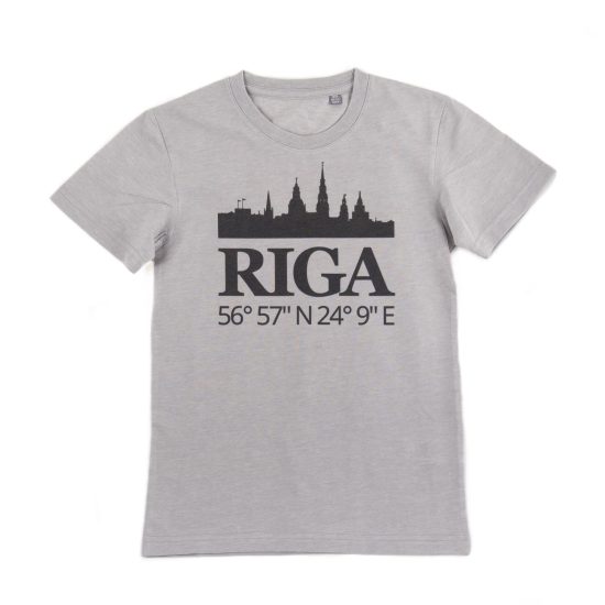 Kids T-shirt "RIGA" with Coordinates, Sublimation