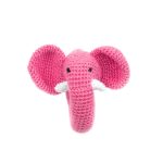 Rattle - Pink Elephant, Ø 7 cm