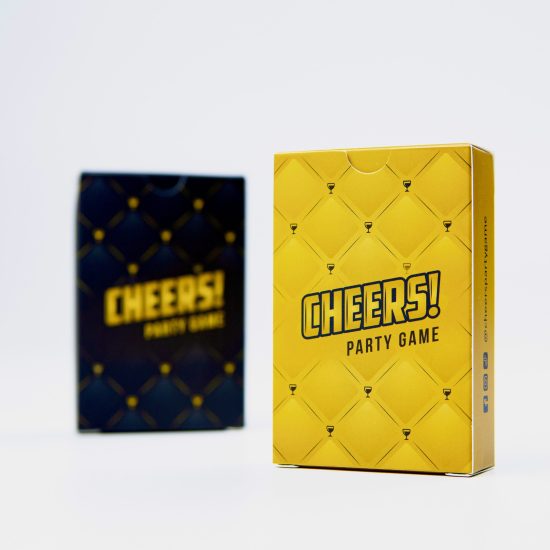 Card Game "Cheers!", Black and Gold Edition Set, 18+