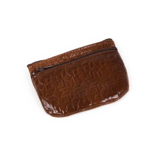 Genuine Leather Wallet - Morning Star, 8.5x11 cm