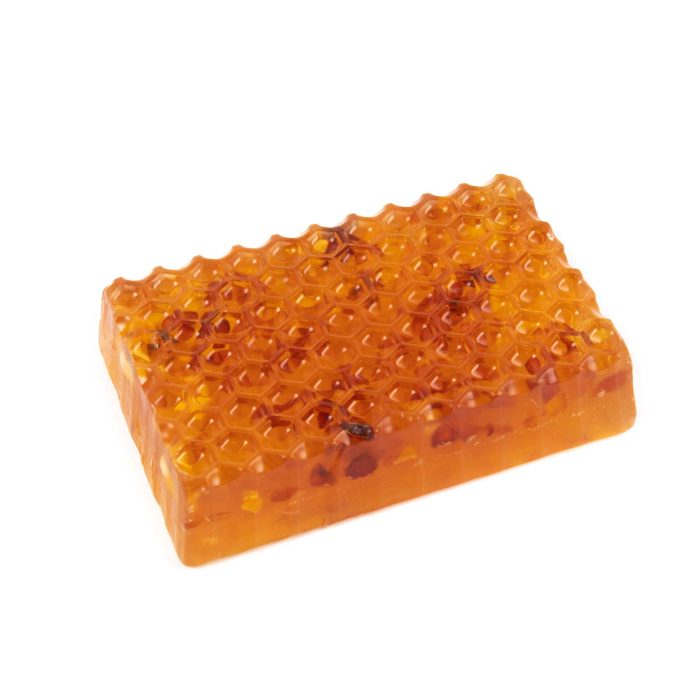 Amber soap - honeycomb, big