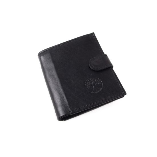 Men’s Wallet from Genuine Leather, Black, 10×12 cm