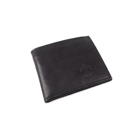 Men’s Wallet from Genuine Leather, Black, 10×12 cm