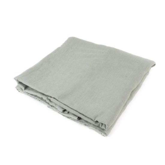Linen Tablecloth, Pastel Green, 140x250 cm