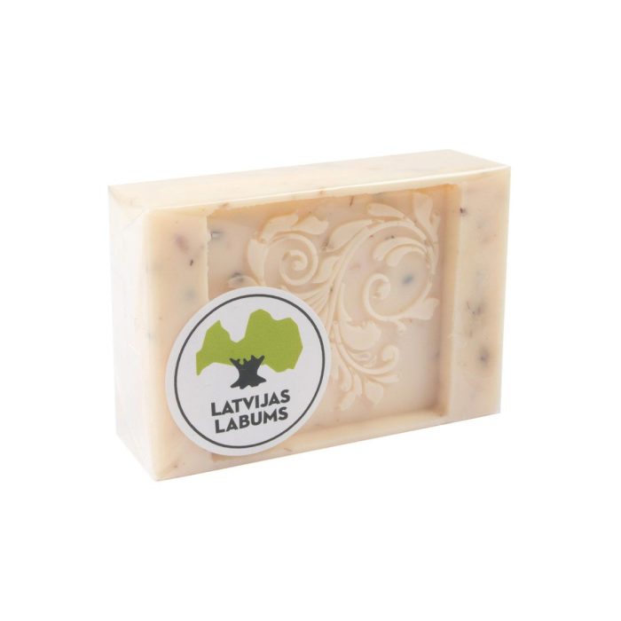 Goat milk and sea buckthorn oil soap, one bar