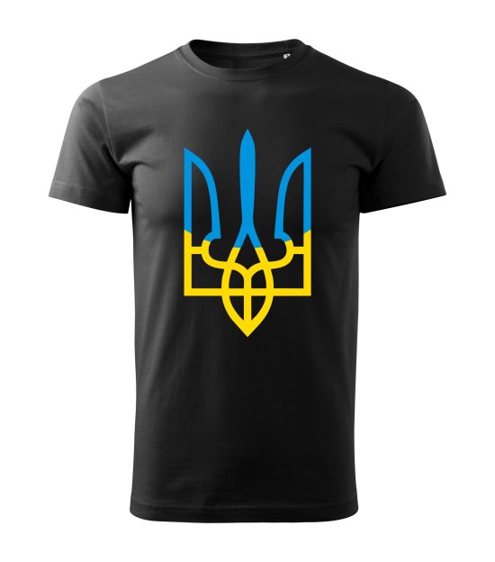 Unisex T-shirt "Ukrainian Trident", Black