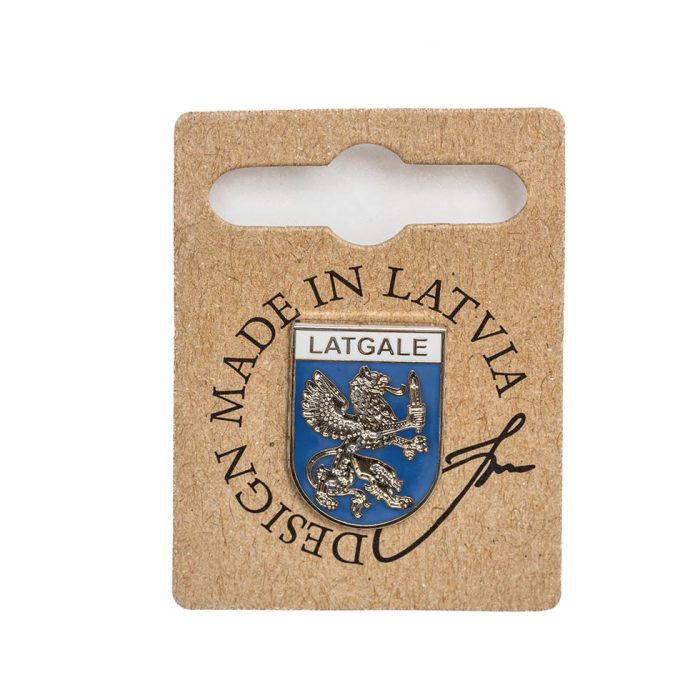 Pin - coat of arms of latgale, 1.5 x 2 cm